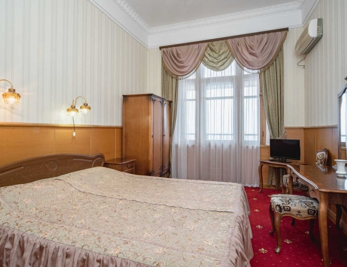 Стандартный 1-местный 1 категории без балкона корп.1 (вид на парк) - Санаторий «Нижняя Ореанда» Ореанда