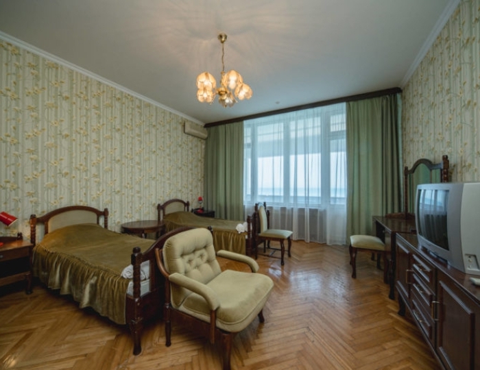 Стандартный 2-местный 1-комнатный 1 категории корп.3 вид на море - Санаторий «Нижняя Ореанда» Ореанда